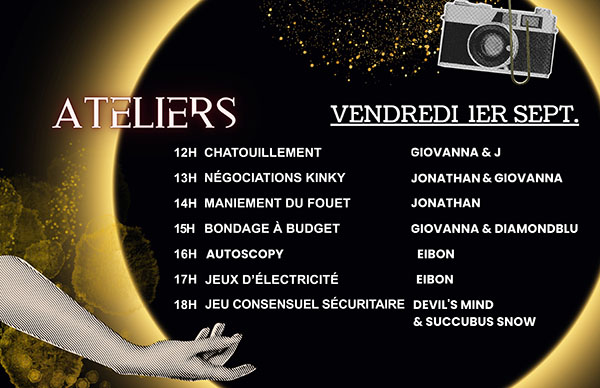 Ateliers Vendredi Montreal Fetish Weekend