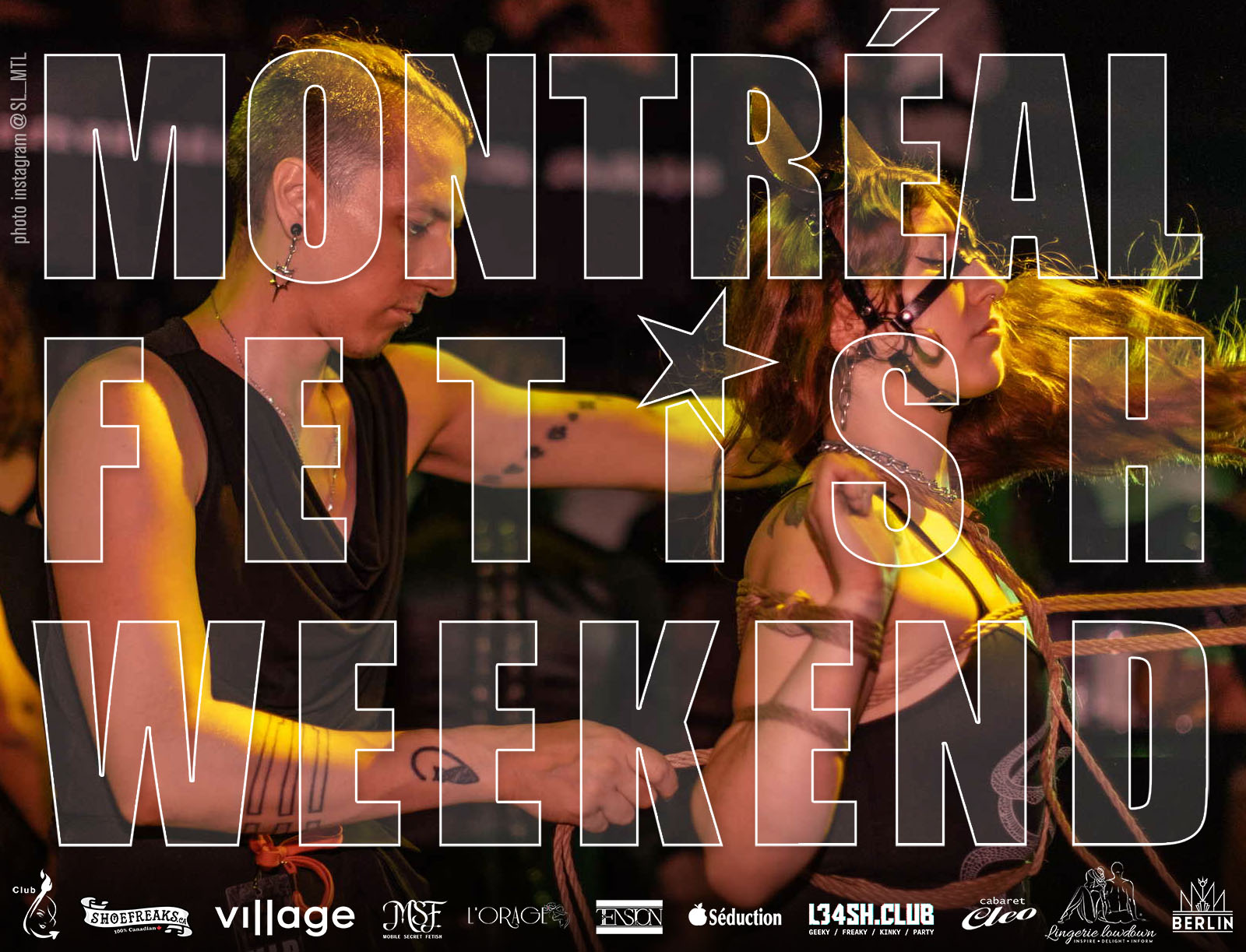 Tension Workshops Montreal Fetish Weekend Festival Fashion Latex LGBTQ party event