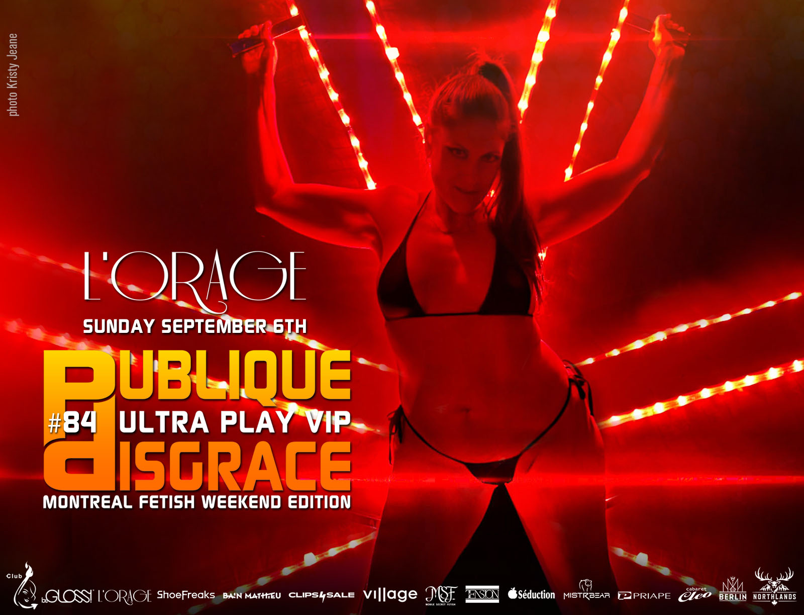 L'Orage Publique Disgrace Montreal Fetish Weekend Festival Fashion Latex LGBTQ party event